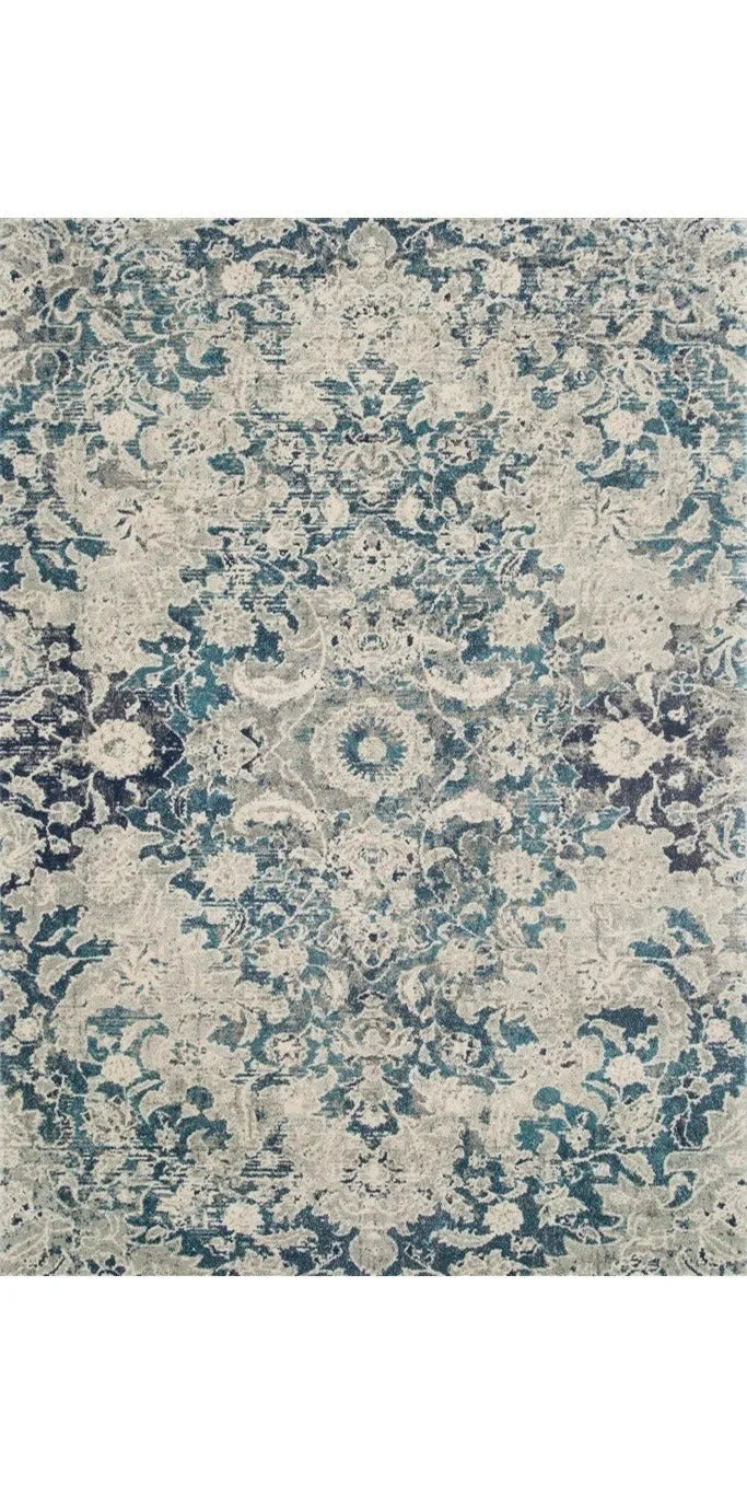 Zehla ZL 02 Ocean / Silver Rug - Baconco