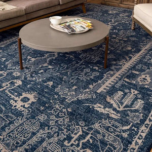 Zephyr 92679 50101 Rotorua Majolica Blue Rug - Baconco