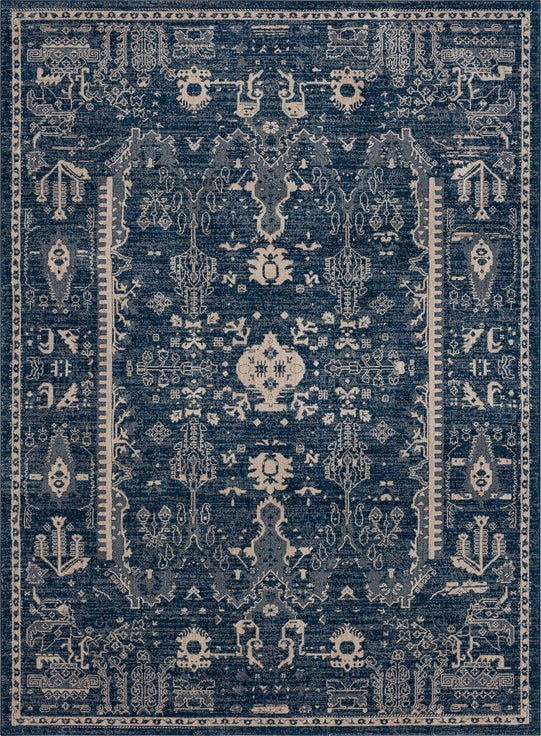 Zephyr 92679 50101 Rotorua Majolica Blue Rug - Baconco