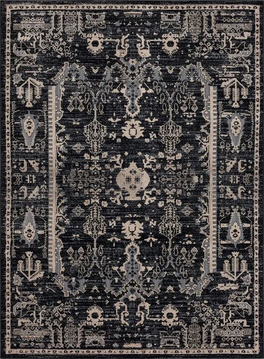 Zephyr 92679 90166 Rotorua Soot Rug - Baconco