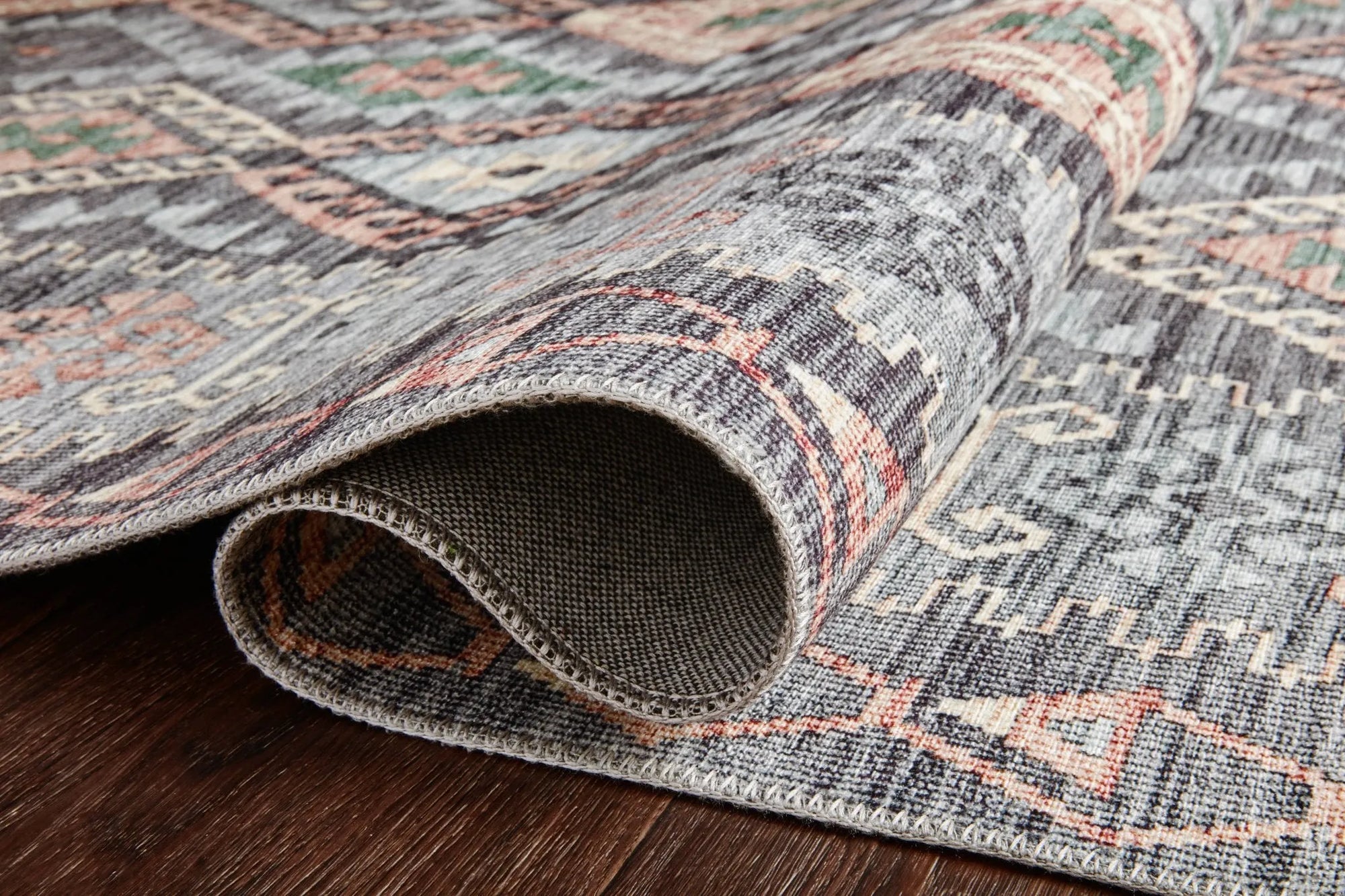 Zion Zio-01 Grey/Multi Rug - Baconco