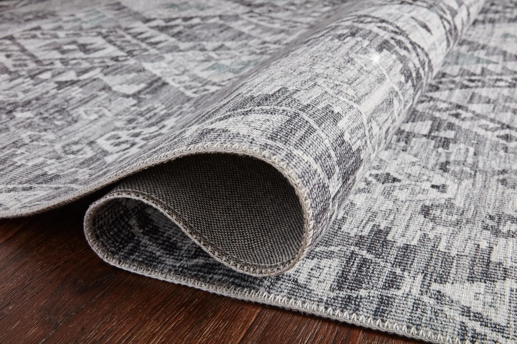 Zion Zio-03 Charcoal/Slate Rug - Baconco