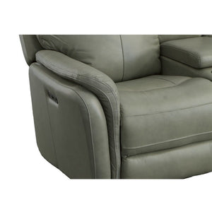 Zoey Power Reclining Loveseat with Console and Power Headrests - Baconco