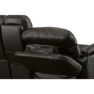 Zoey Power Reclining Loveseat with Console and Power Headrests - Baconco