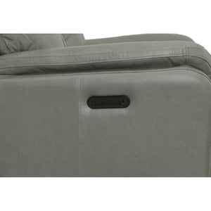 Zoey Power Reclining Loveseat with Console and Power Headrests - Baconco