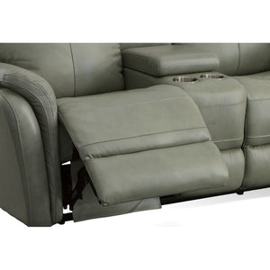 Zoey Power Reclining Loveseat with Console and Power Headrests - Baconco