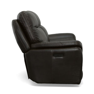 Zoey Power Reclining Loveseat with Power Headrests - Baconco