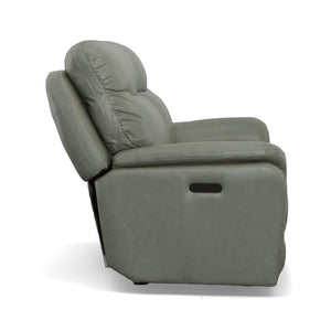 Zoey Power Reclining Loveseat with Power Headrests - Baconco