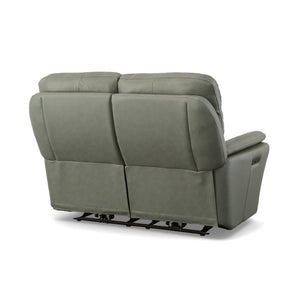 Zoey Power Reclining Loveseat with Power Headrests - Baconco