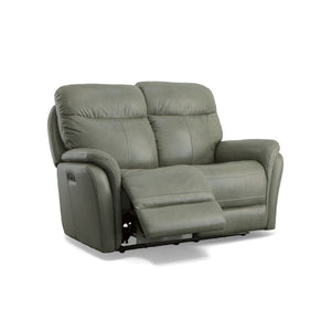 Zoey Power Reclining Loveseat with Power Headrests - Baconco