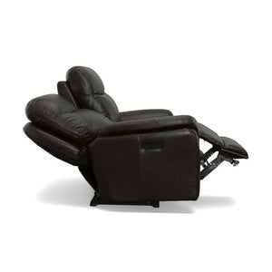 Zoey Power Reclining Loveseat with Power Headrests - Baconco