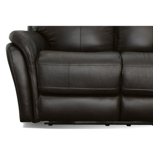 Zoey Power Reclining Loveseat with Power Headrests - Baconco