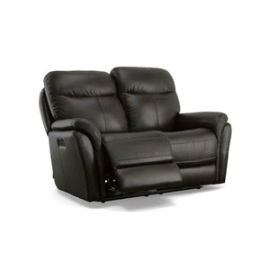 Zoey Power Reclining Loveseat with Power Headrests - Baconco