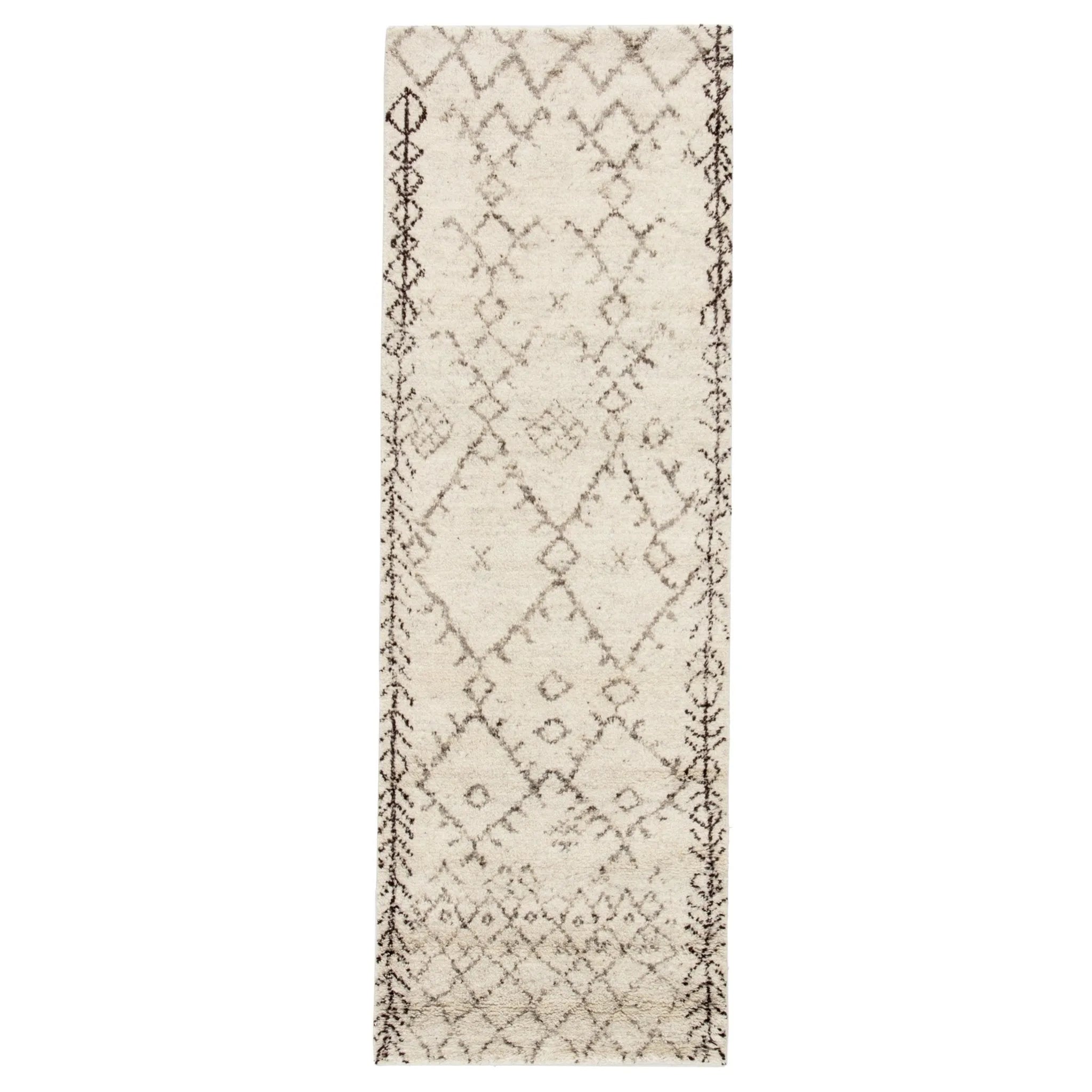 Zuri ZUI01 Zola Ivory / Brown Rug