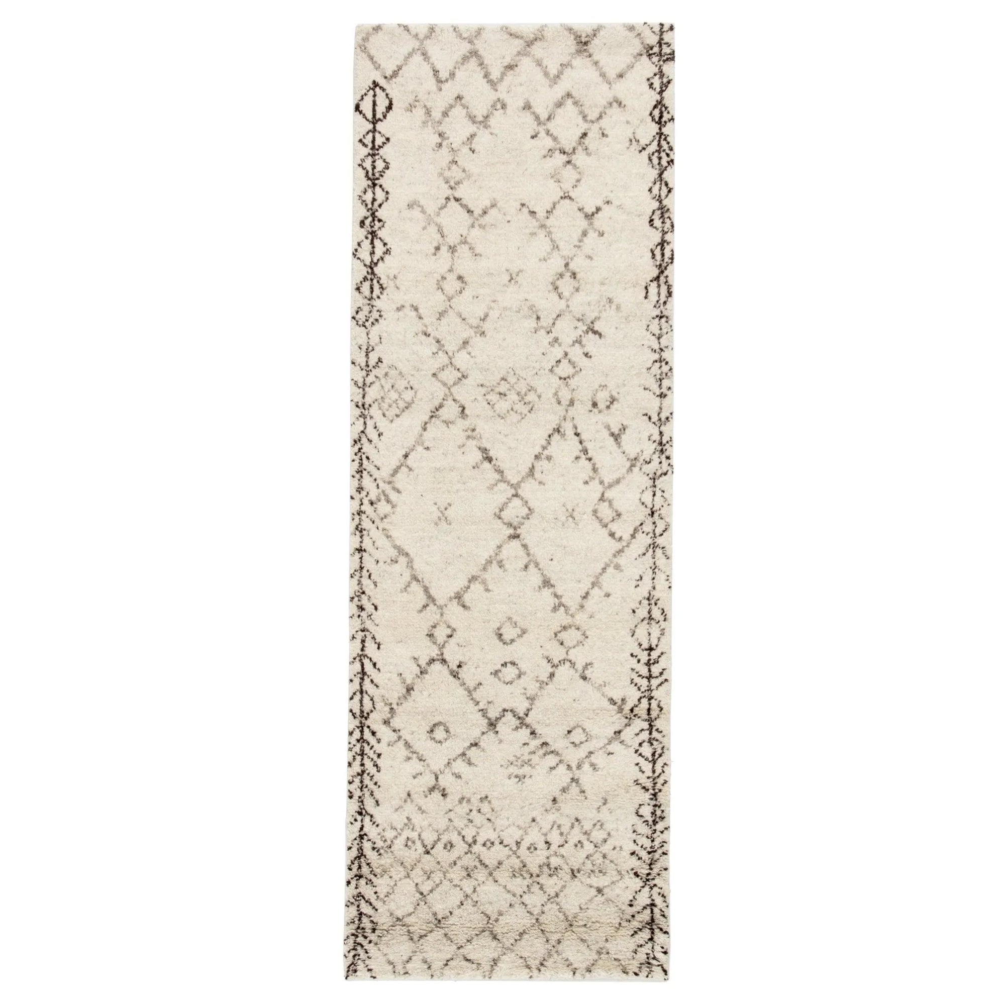 Zuri ZUI01 Zola Ivory / Brown Rug